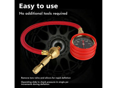 Buy X-BULL Tyre Deflator With Pressure Gauge - Mud Tracks